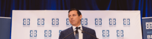 Mayor of Brampton speaking at the Brampton Board of Trade's State of the City event